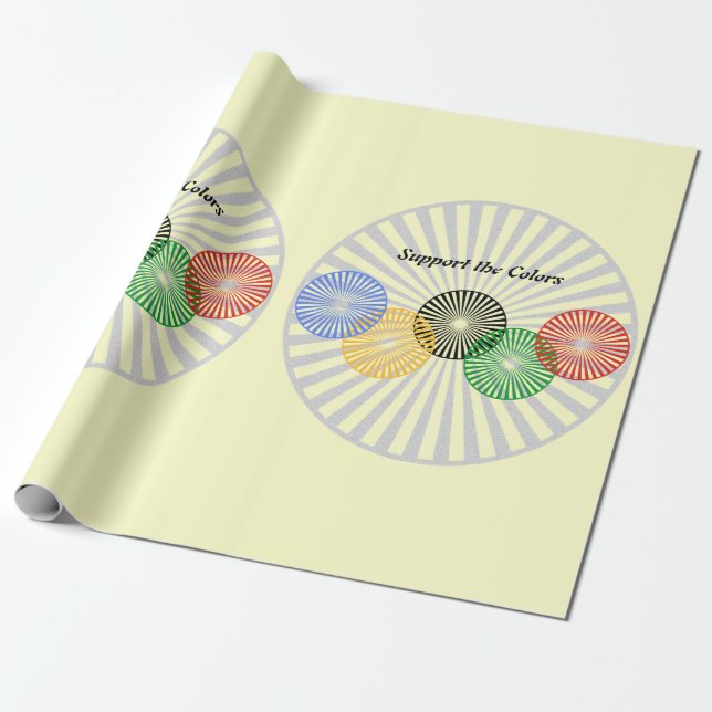 Papier Cadeau Support des couleurs - (Déroulé)