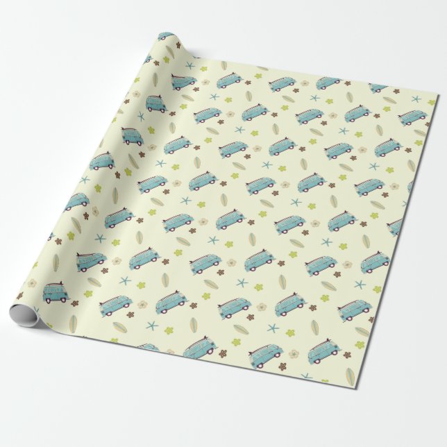 Papier Cadeau Surf de rv (Déroulé)