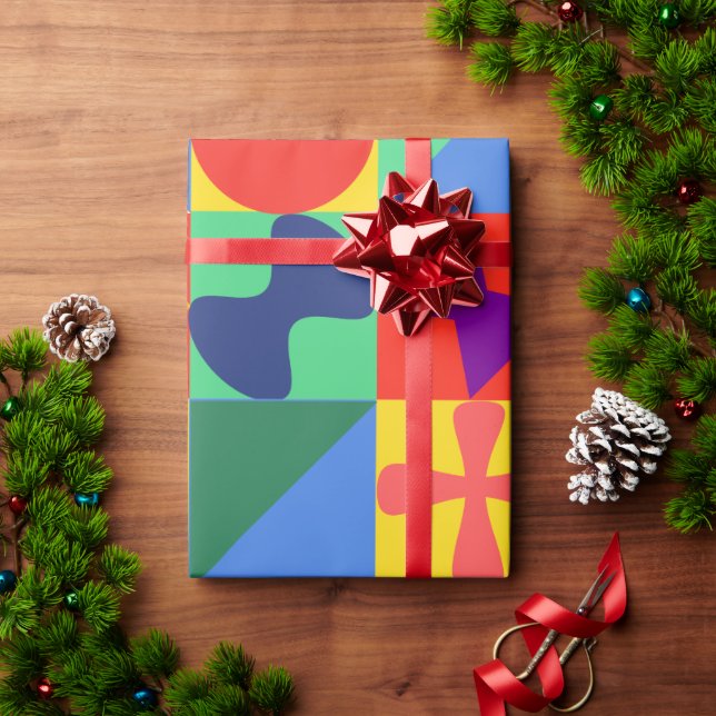 Papier Cadeau Surface composée (Cadeau de vacances)