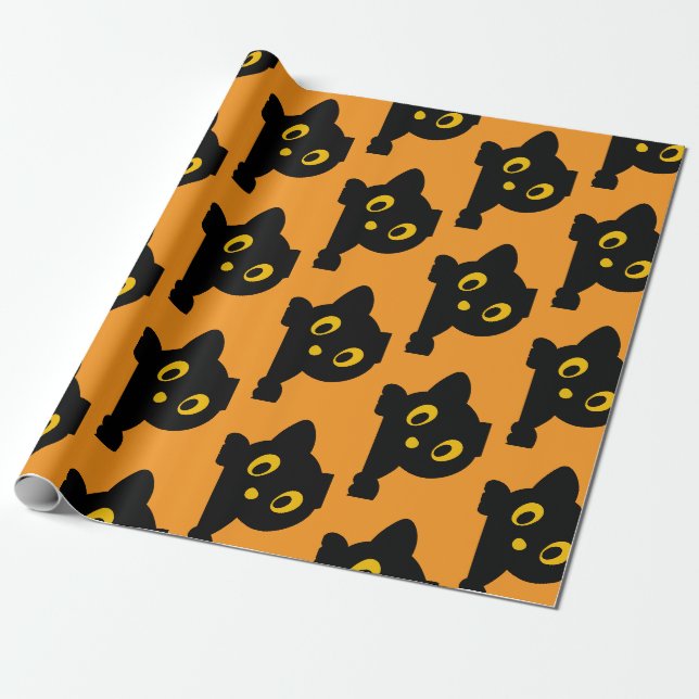 Papier Cadeau Surprise ! C'est Twins Black Cats (Déroulé)