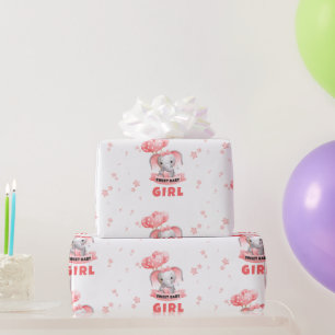 Papier Cadeau Sweet Baby Elephant Baby shower