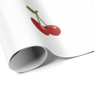 Papier Cadeau 🍒 Sweet Cherry Minimal Elegant Tissue Paper