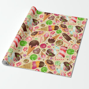Papier Cadeau Sweet Treats Wrapping