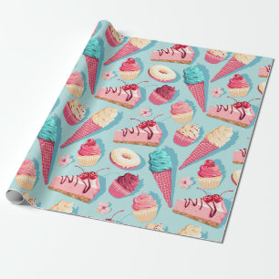 Papier Cadeau Sweet Treats Wrapping