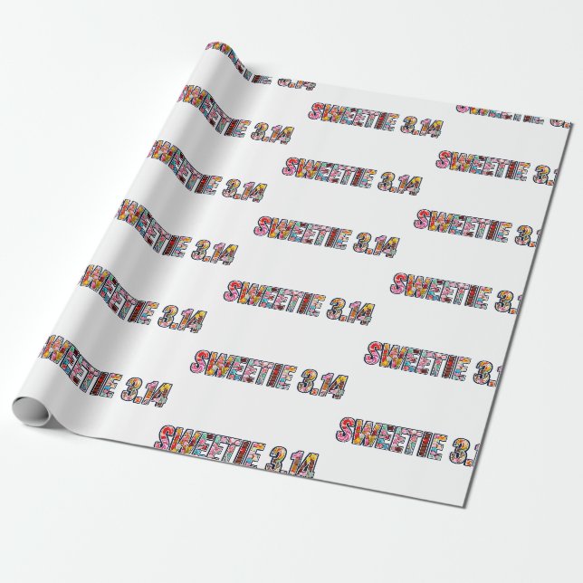 Papier Cadeau Sweetie Pi : Le rêve de Candy Lover ! (Déroulé)