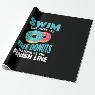 Papier Cadeau Swimming Lover