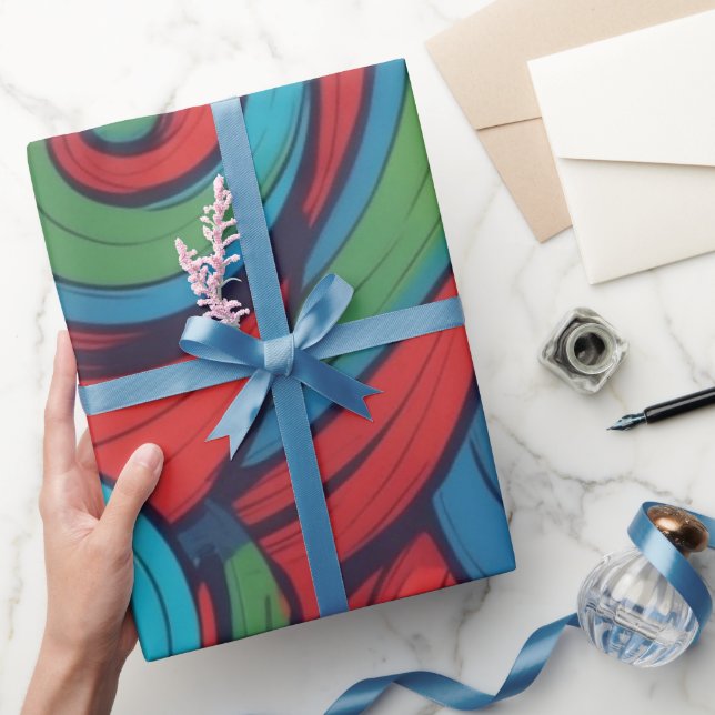 Papier Cadeau Swirl (Cadeaux)