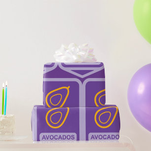 Papier Cadeau Symbole Avocados
