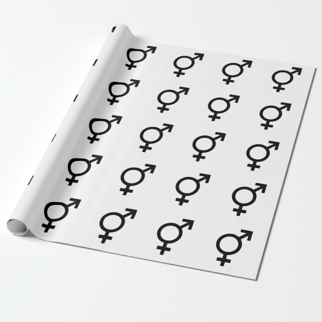 Papier Cadeau Symbole bigenre (Déroulé)