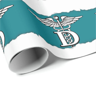 Papier Cadeau Symbole d'art dentaire