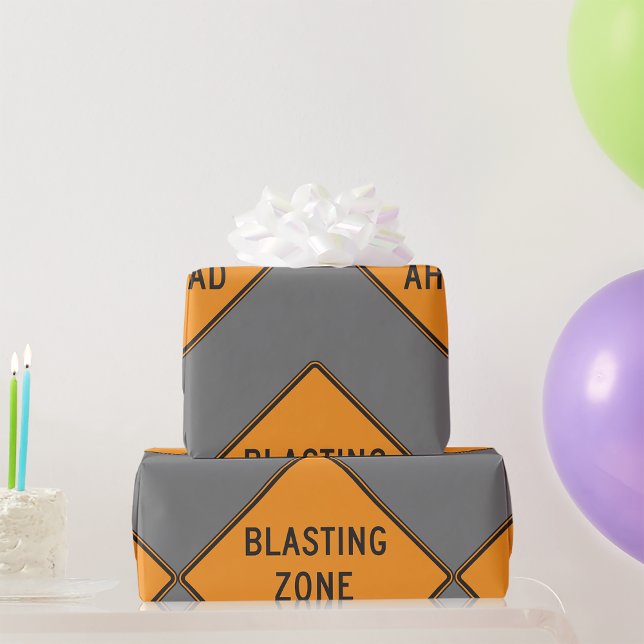 Papier Cadeau Symbole de la route de l'avant (Créateur téléchargé)