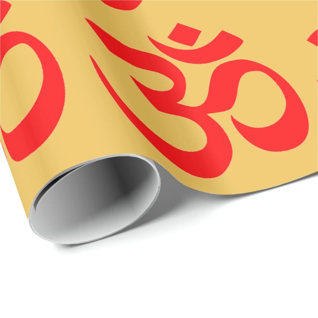 Papier Cadeau "Symbole de l'OM " (Coin rond)