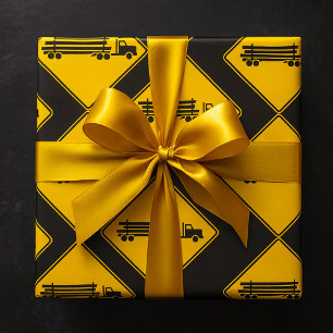 PAPIER CADEAU SYMBOLE DE ROUTE DES CONDUCTEURS