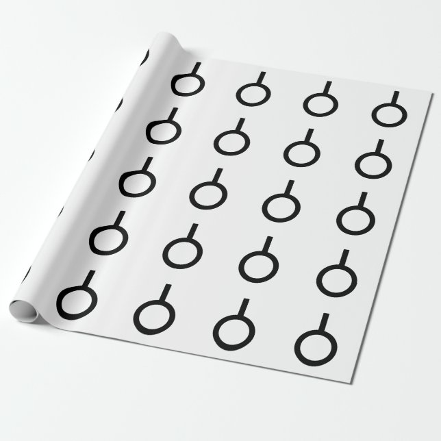 Papier Cadeau Symbole du genre neutrois (Déroulé)