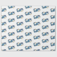 Symbole infini de papillons Morpho bleus