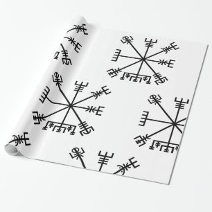 Papier Cadeau Symbole viking de Vegvisir