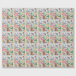 Papier Cadeau Symboles de New York