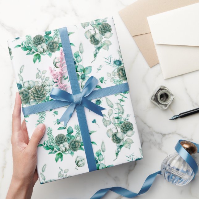 Papier Cadeau Symboles de Noël colorés motif No.4 (Cadeaux)