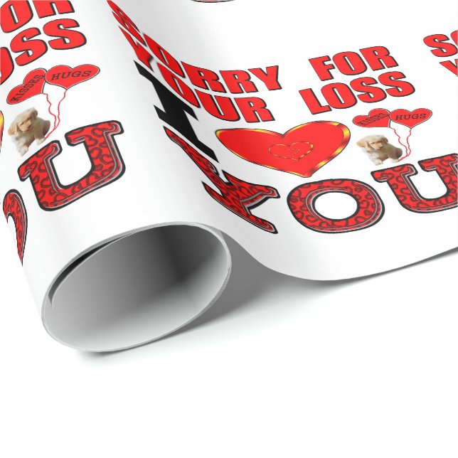 Papier Cadeau Sympathie (Coin rond)