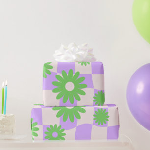 Papier Cadeau Tableau de contrôle floral de marguerite super, Wr