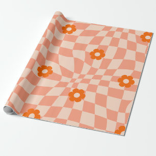 Papier Cadeau Tableau de contrôle floral de marguerite super, Wr