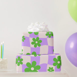 Papier Cadeau Tableau de contrôle floral de marguerite super, Wr