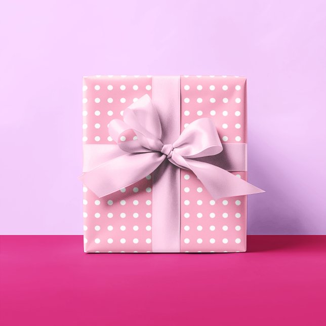 Papier Cadeau Tache rose (Créateur téléchargé)