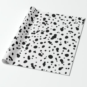 Papier Cadeau Taches dalmatiennes