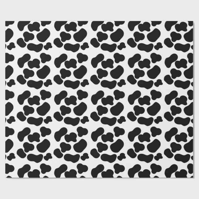 Papier Cadeau Taches de dalmatien (Plat)