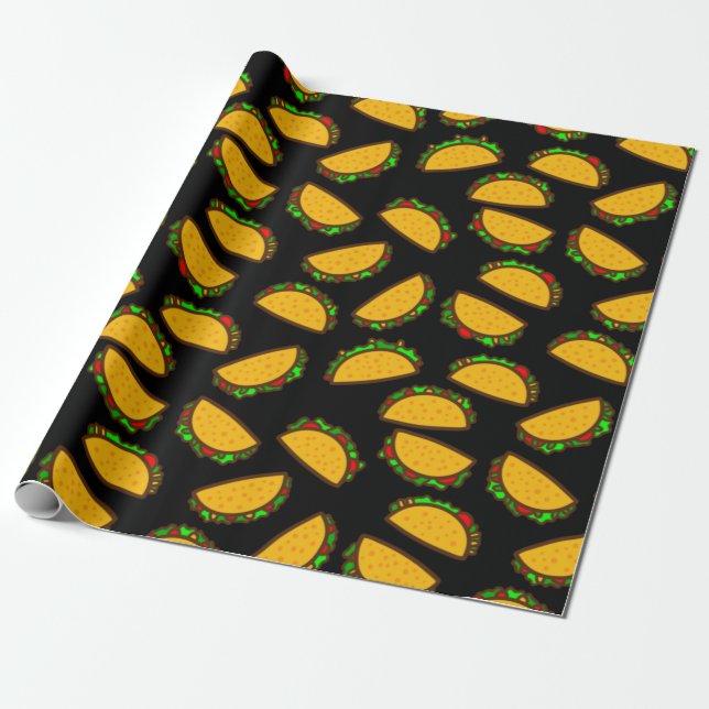 Papier Cadeau taco mexican (Déroulé)