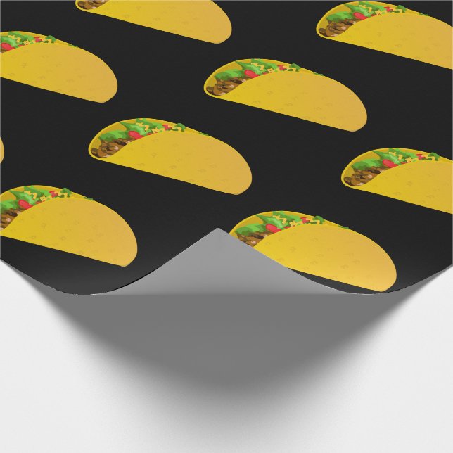 PAPIER CADEAU TACO TACOS FUNNY WRAPPER PAPIER (Coin)