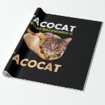 Papier Cadeau Tacocat mignon Taco Chat épelé vers l'arrière<br><div class="desc">Tacocat mignon Taco Chat épelé vers l'arrière</div>