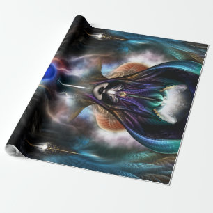 Papier Cadeau Taidushan Sai Esprit De Puissance Wrapper Papier