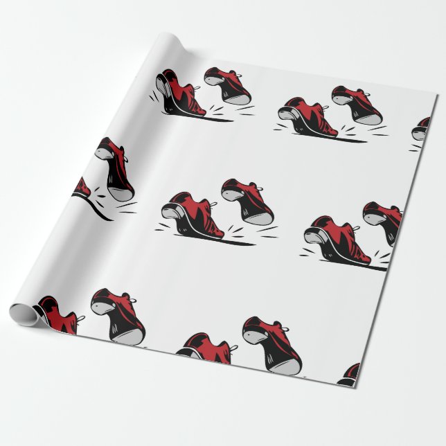 Papier Cadeau Tap Dancing Shots (Déroulé)