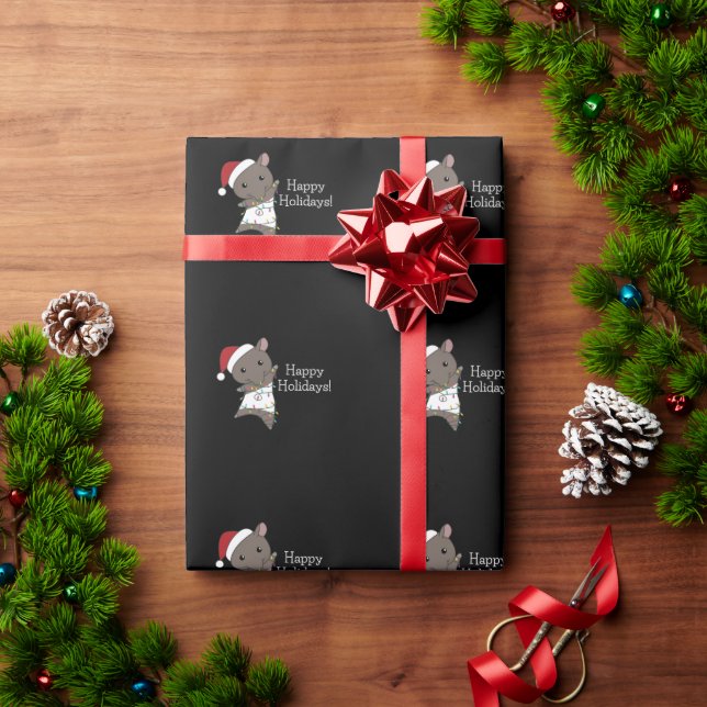 Papier Cadeau Tapir Christmas Tapire Winter (Cadeau de vacances)