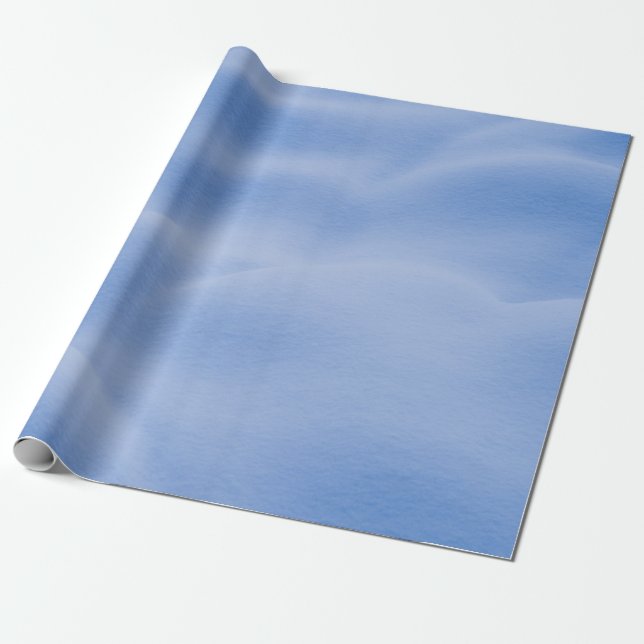 Papier Cadeau Tapis bleu et blanc (Déroulé)
