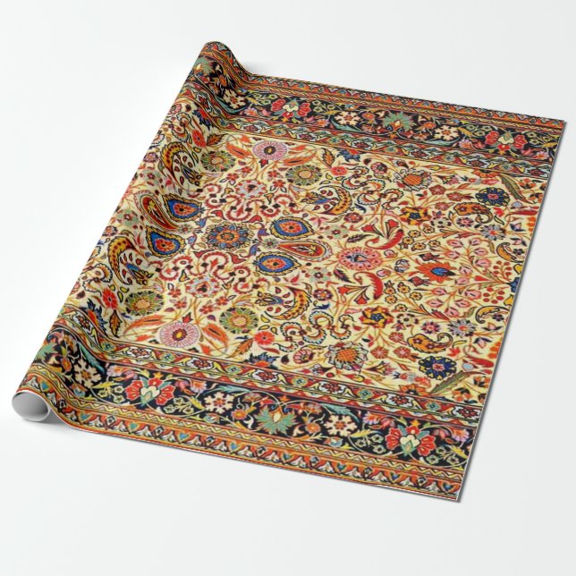 Papier Cadeau Tapis d'Azerbaïdjan persan turc oriental (Déroulé)