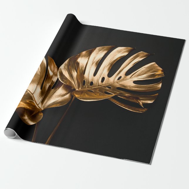 Papier Cadeau Tapis de chaise en cuir de luxe (Déroulé)