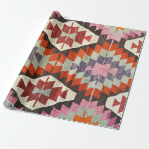 Papier Cadeau Tapis kilim persan turc antique oriental