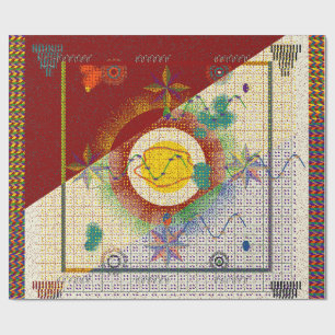 Papier Cadeau Tapis persan coloré motif mandala 