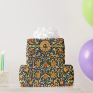 Papier Cadeau Tapisserie Navy du Parc Holland de William Morris