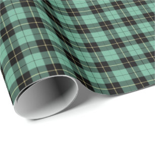 Papier Cadeau Tartan antique de chasse de clan de Wallace