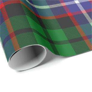 Papier Cadeau Tartan Clan Russell