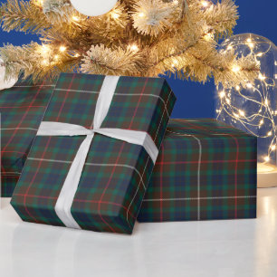Papier Cadeau Tartan de chasse Fraser Plaid Clan Écossais