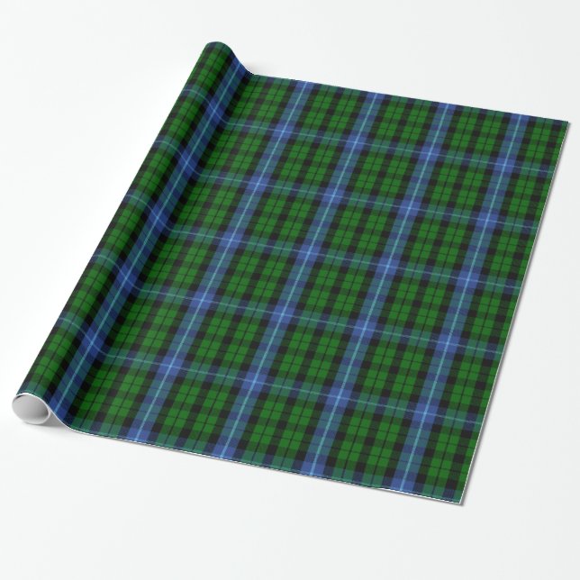 Papier Cadeau Tartan de MacIntyre de clan (Déroulé)
