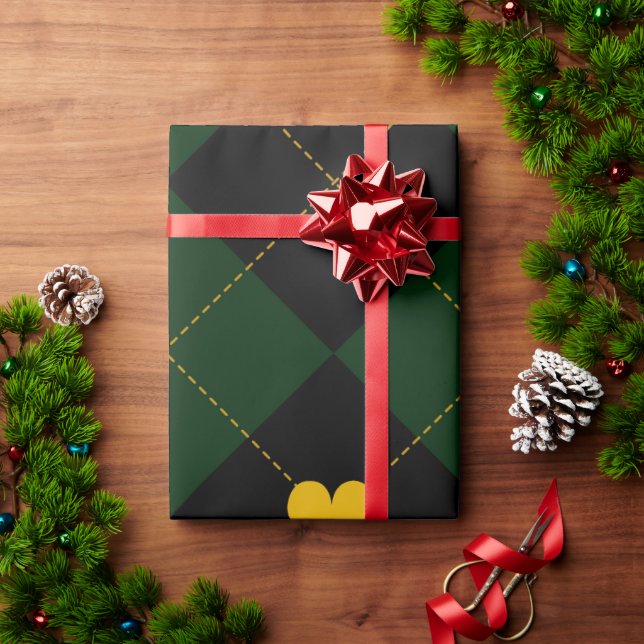 Papier Cadeau Tartan de Noël classique Plaid (Cadeau de vacances)