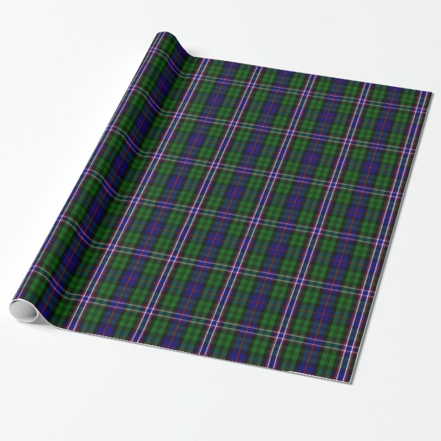 Papier Cadeau Tartan de ressortissant de l'Ecosse (Déroulé)