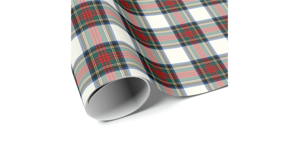 Papier Cadeau Tartan De Robe Formelle De Clan De Stewart Zazzle Fr