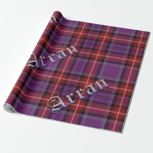 Papier Cadeau Tartan de secteur d'Arran