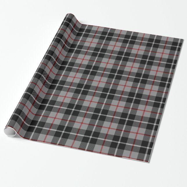 Papier Cadeau Tartan de Thompson de clan (Déroulé)